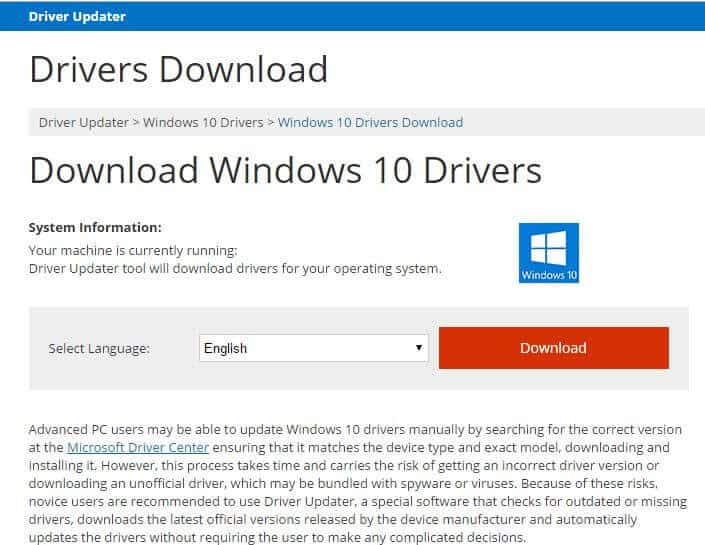 gigaware drivers for windows 10